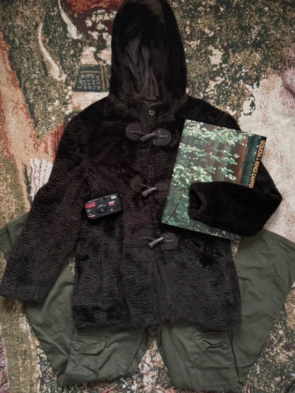 Women’s Faux Fur Brown Hooded Coat
